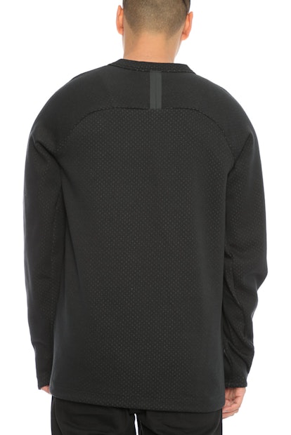 black and volt nike tech fleece