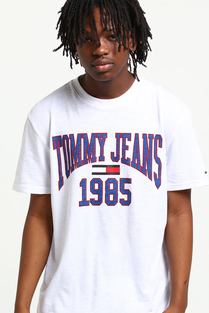 Tommy Jeans TJM Collegiate Tee White