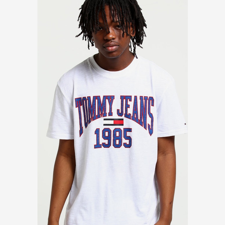 Tommy Jeans TJM Collegiate Tee White