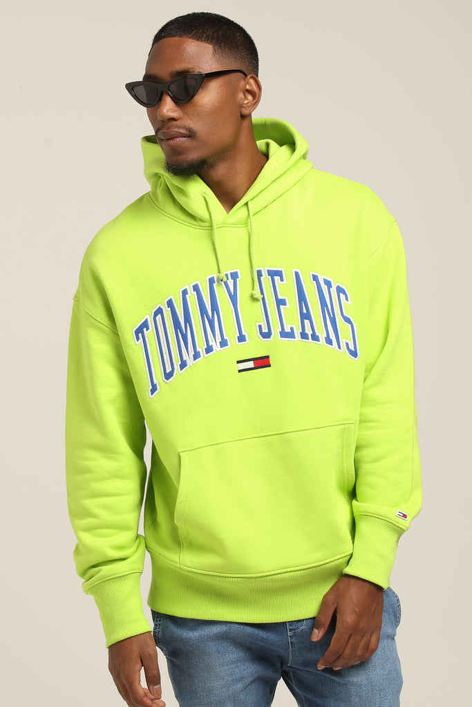 tommy jeans neon hoodie