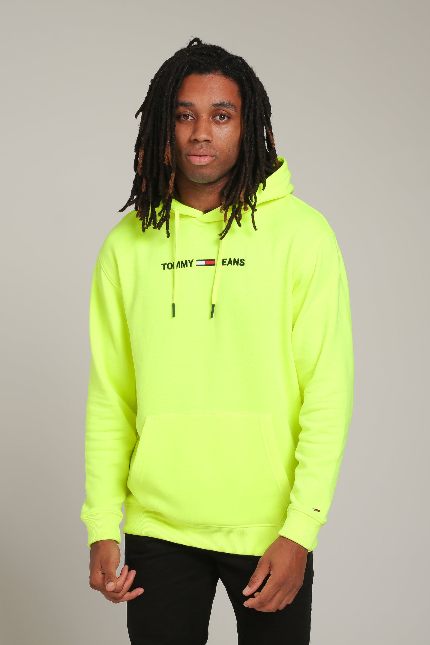 tommy jeans hoodie yellow
