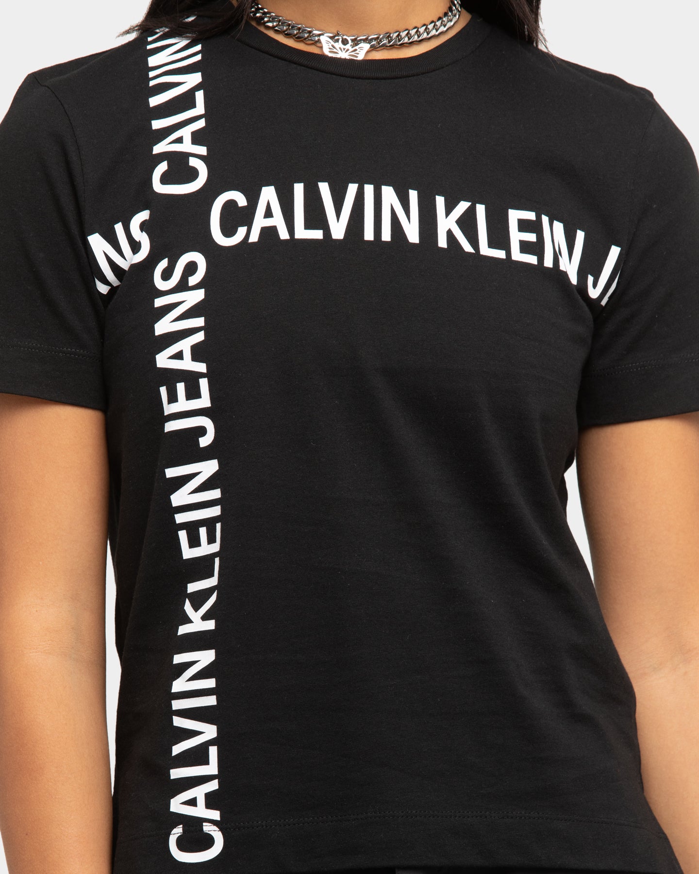 calvin klein t shirt womens black