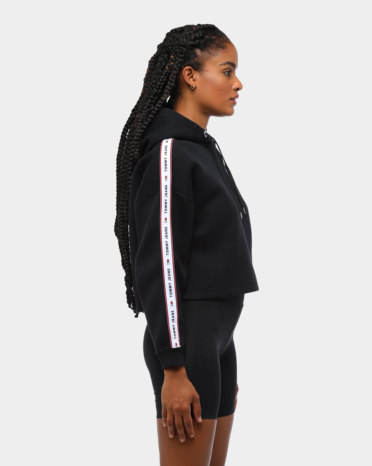 tommy jeans tape hoodie