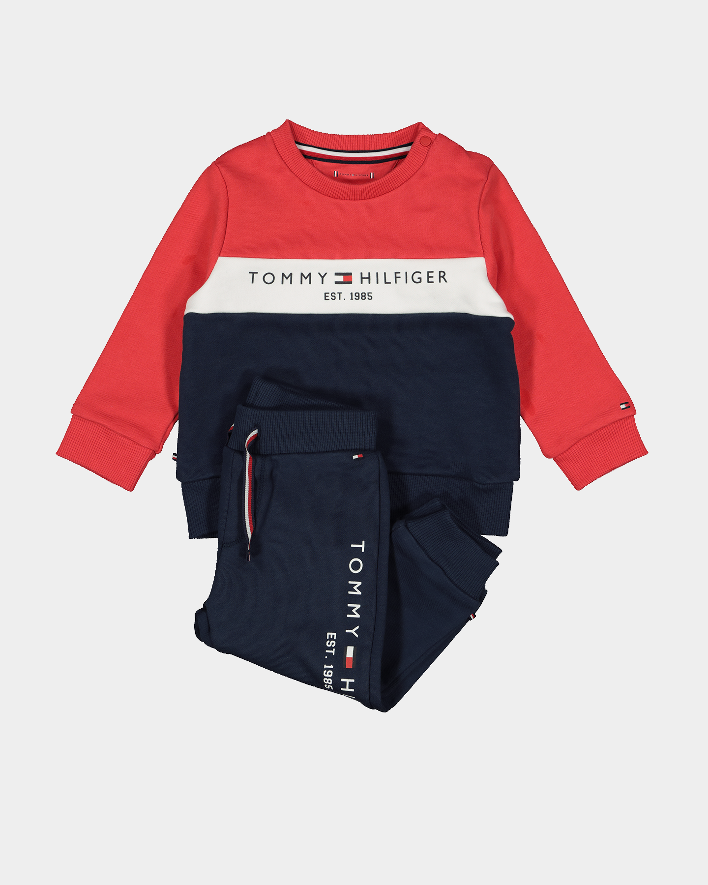 tommy hilfiger colour block tracksuit