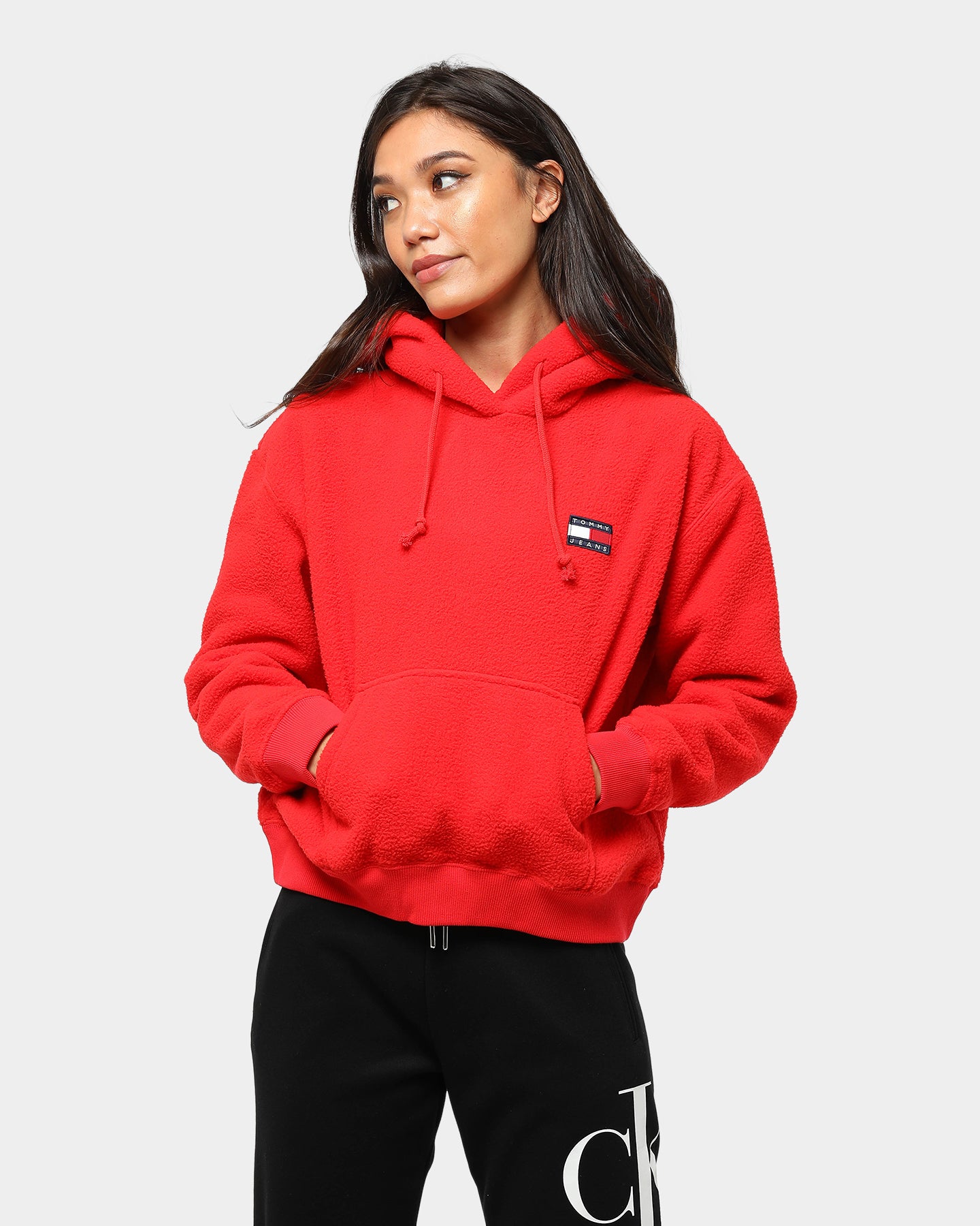 tommy jeans classic polar hoodie