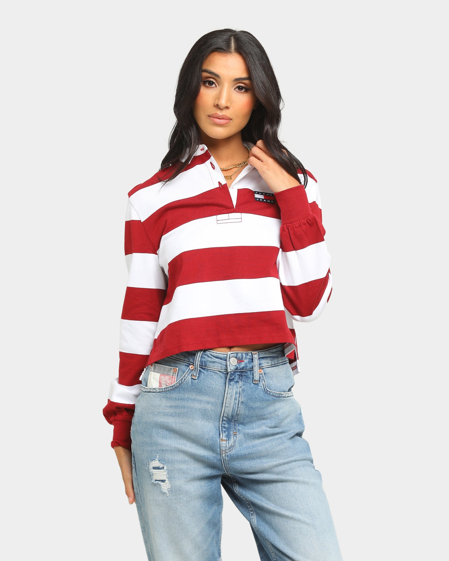 tommy jeans rugby polo