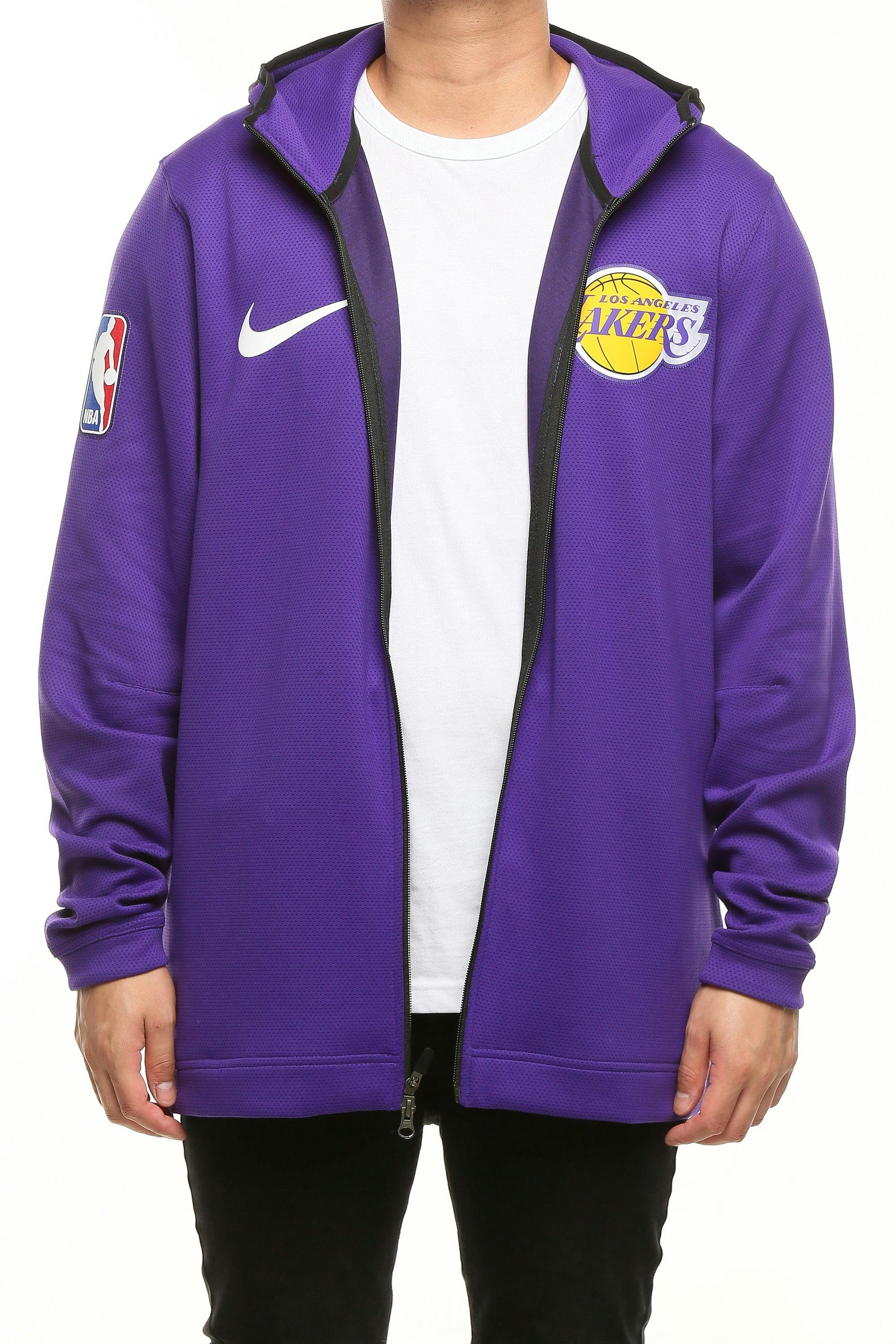 Los Angeles Lakers Nike Therma Flex Showtime Hood Purple Black White Culture Kings