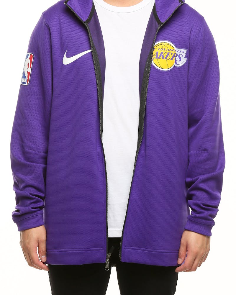 Los Angeles Lakers Nike Therma Flex Showtime Hood Purple Black White Culture Kings
