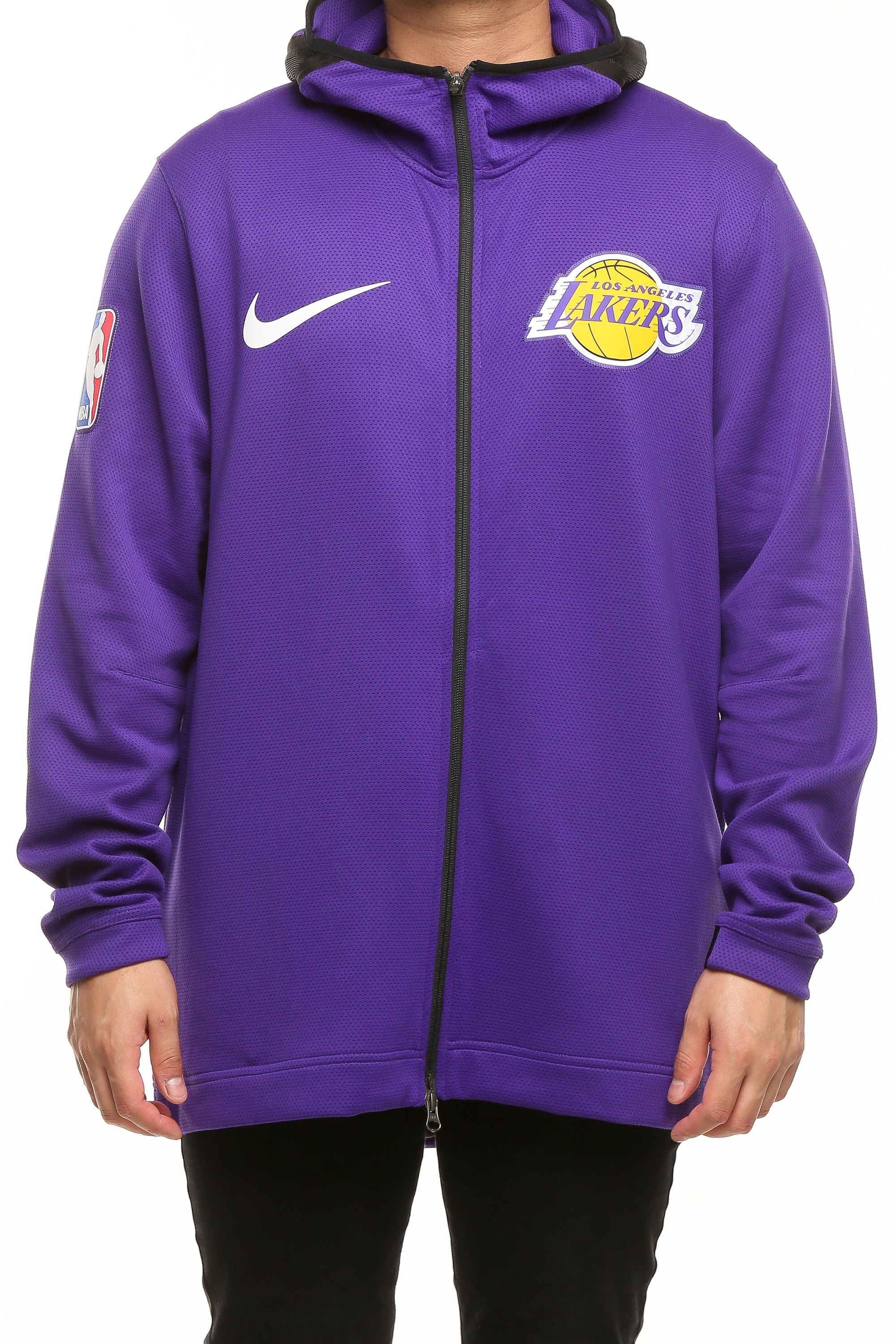 lakers therma flex hoodie black