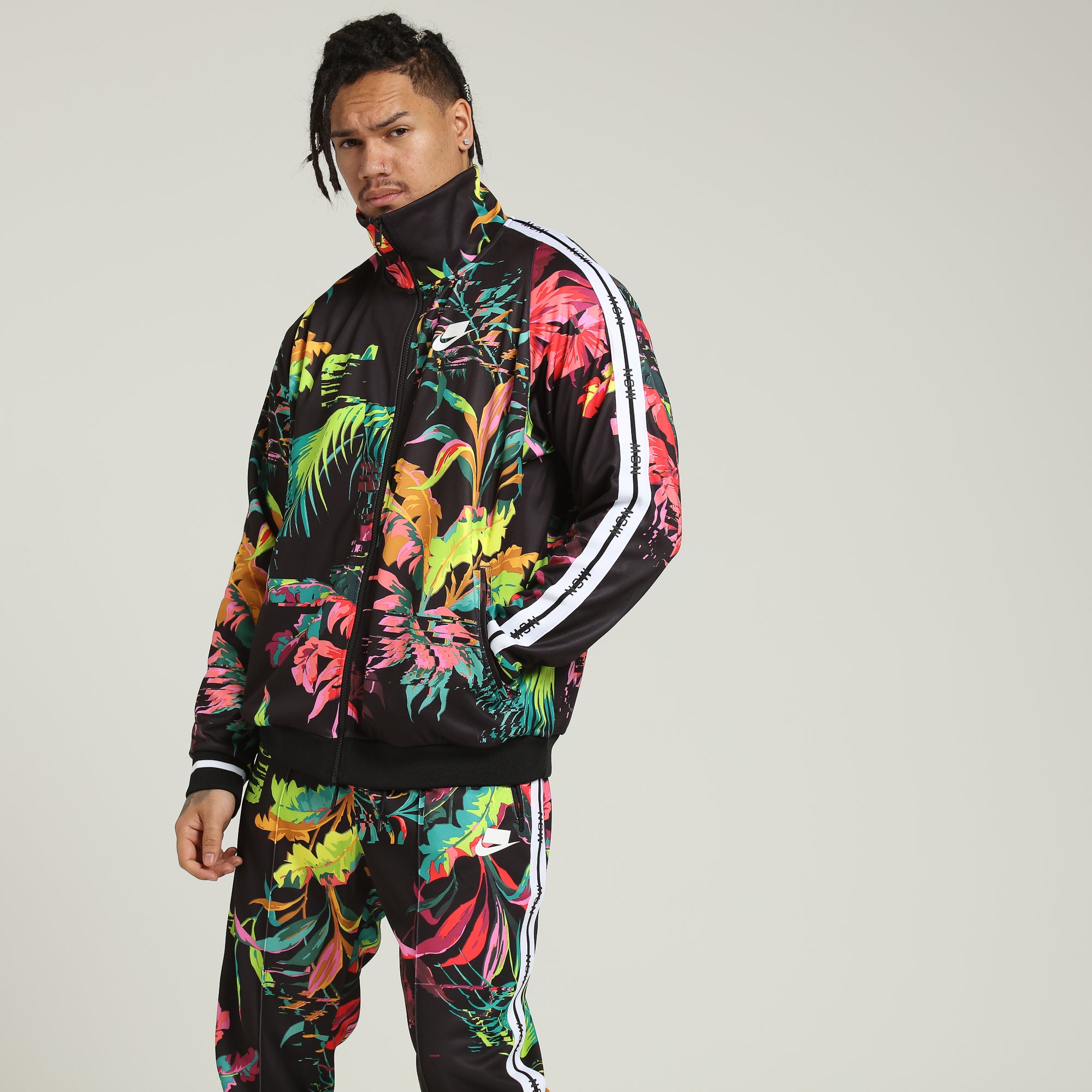 floral tracksuit nike