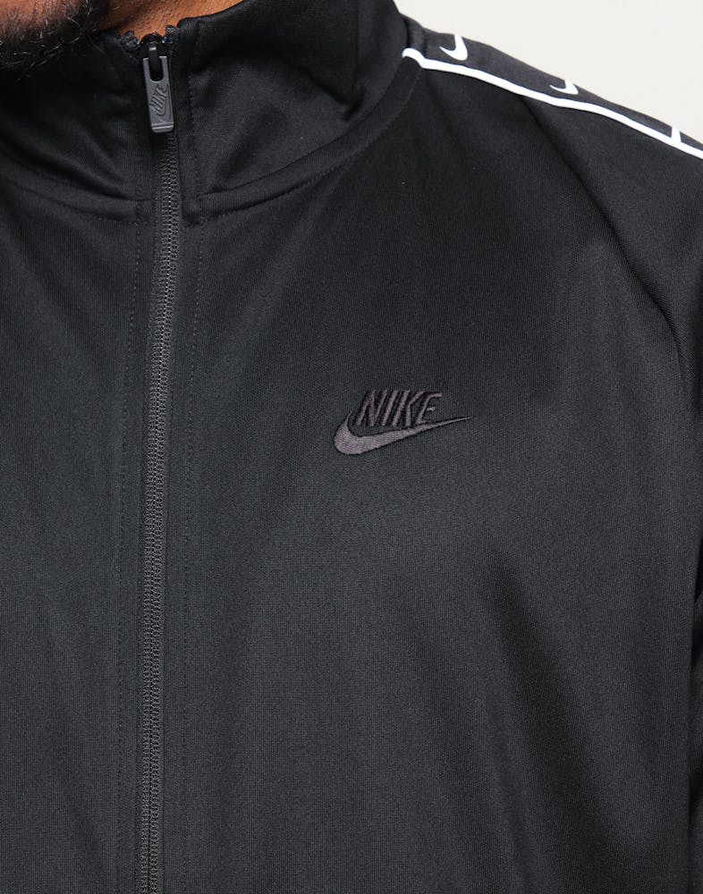 Nike Sportswear Track Jacket Black Black White Culture Kings