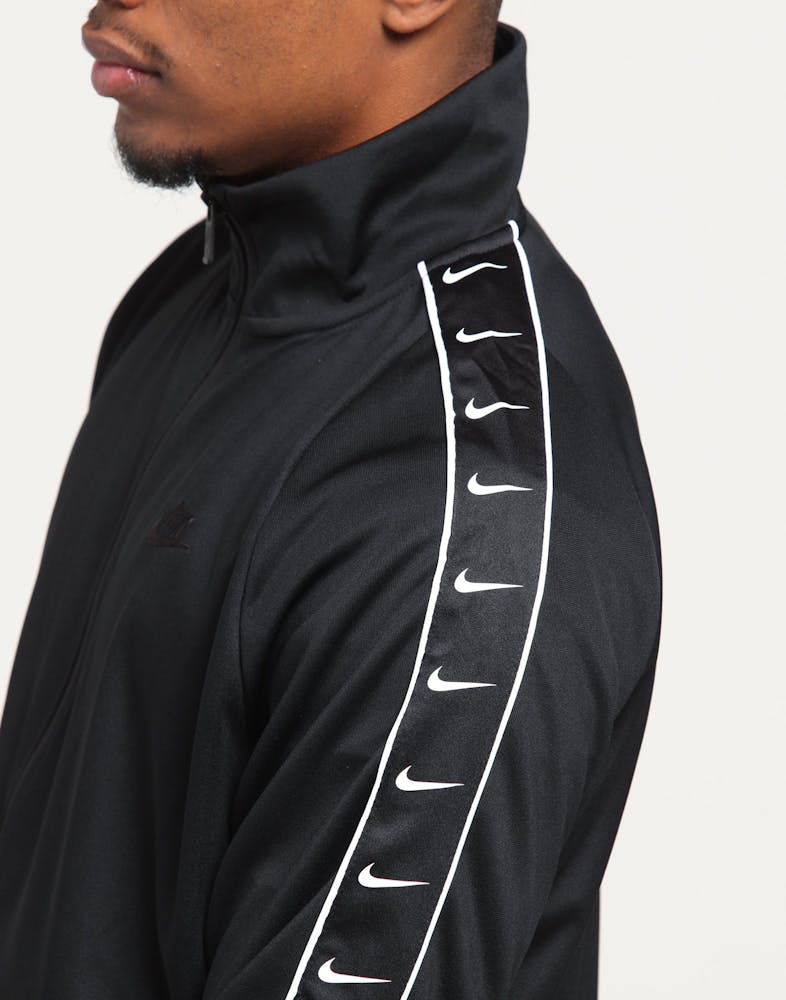 Nike Sportswear Track Jacket Black Black White Culture Kings