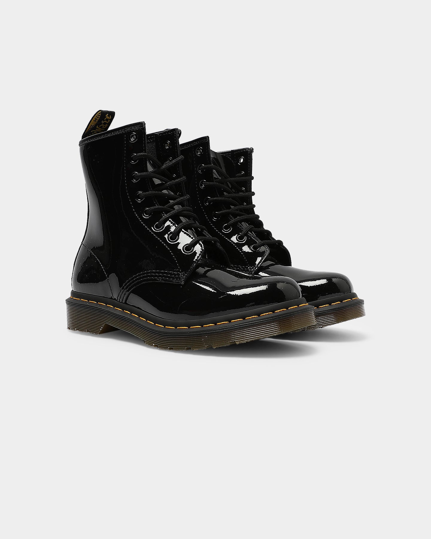 patent dr martens shoes