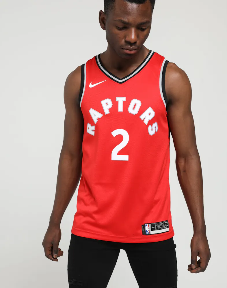 Nike Toronto Raptors Kawhi Leonard 2 Dri Fit Swingman Jersey Red