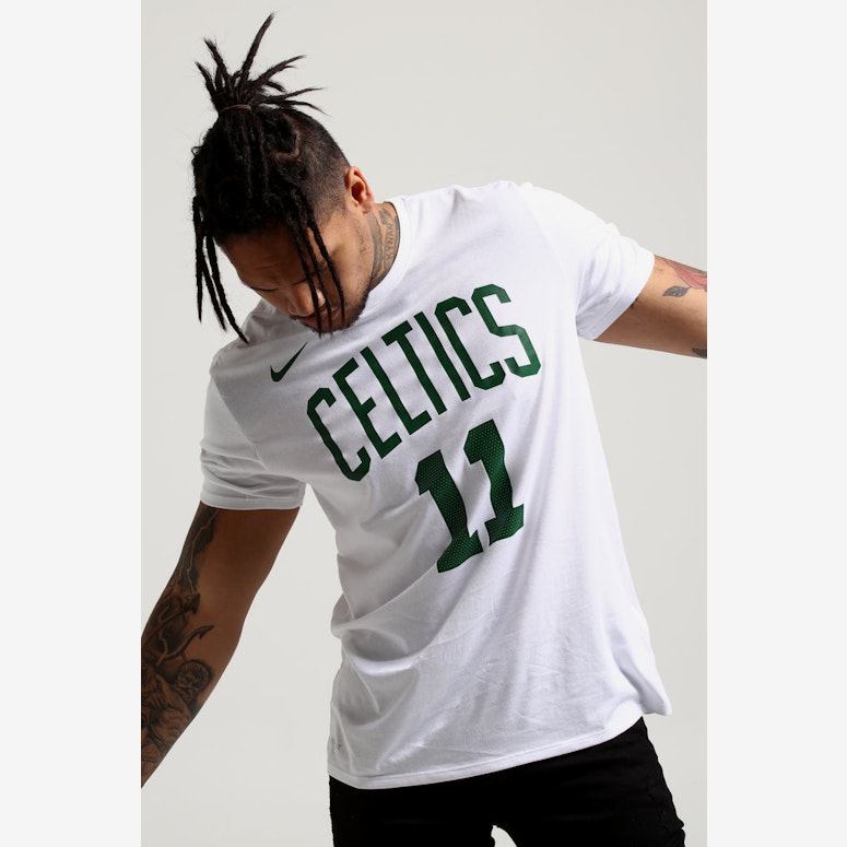 Nike Boston Celtics Kyrie Irving #11 NBA Dri-Fit Tee White