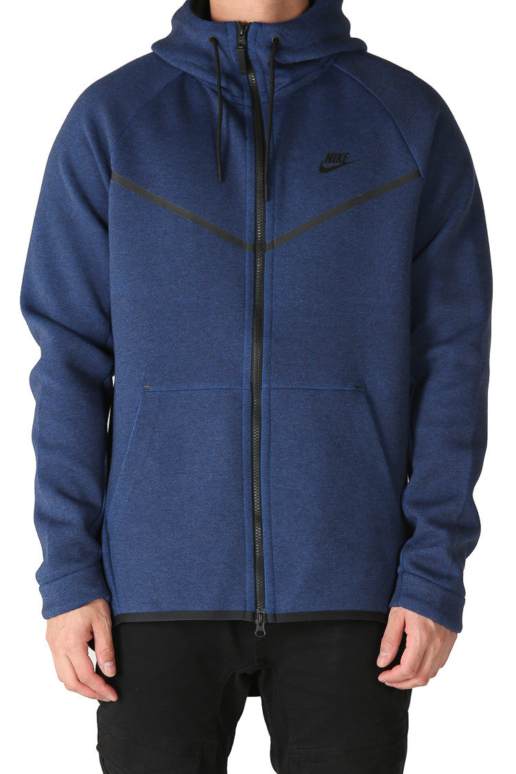 navy nike tech hoodie