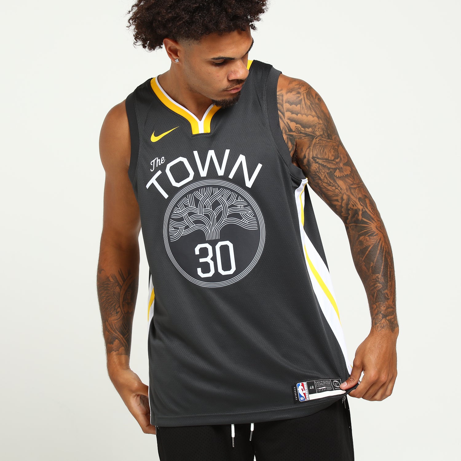 golden state warriors grey jersey