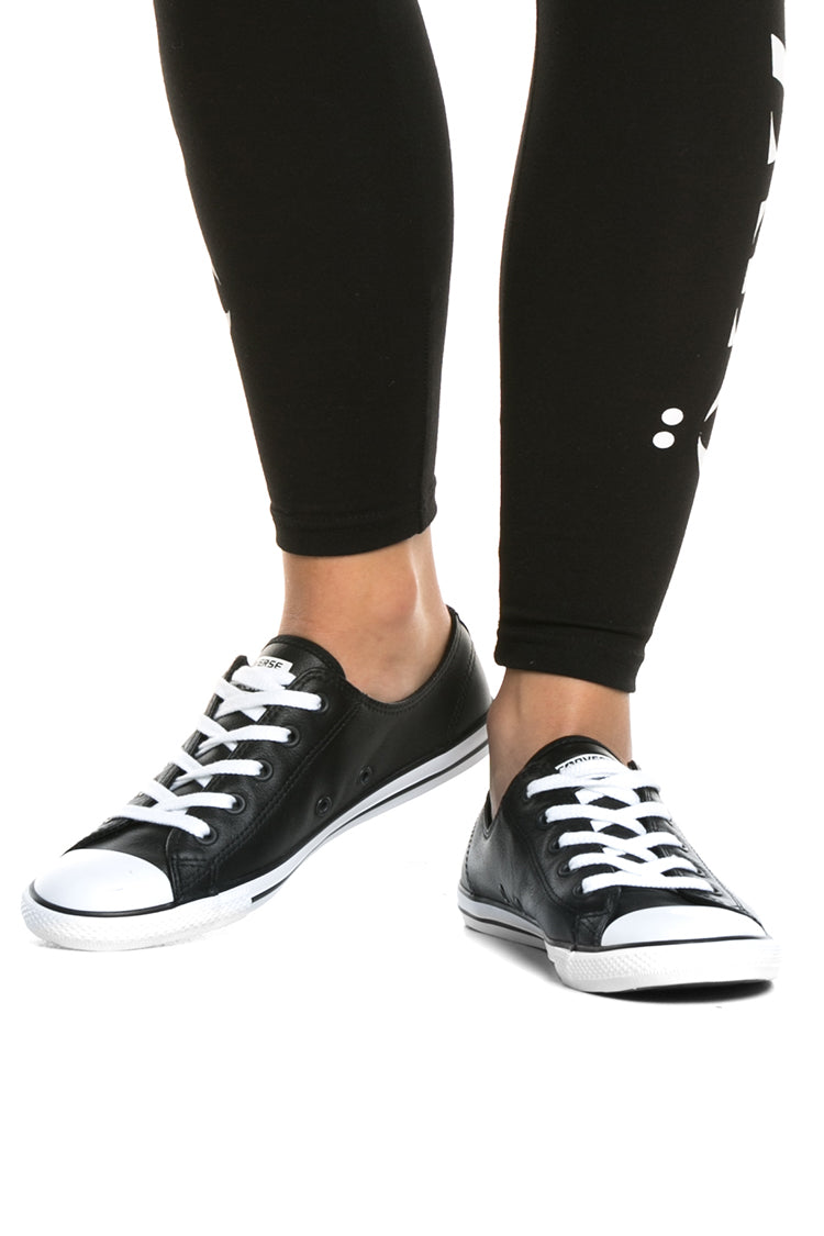 black and white dainty converse