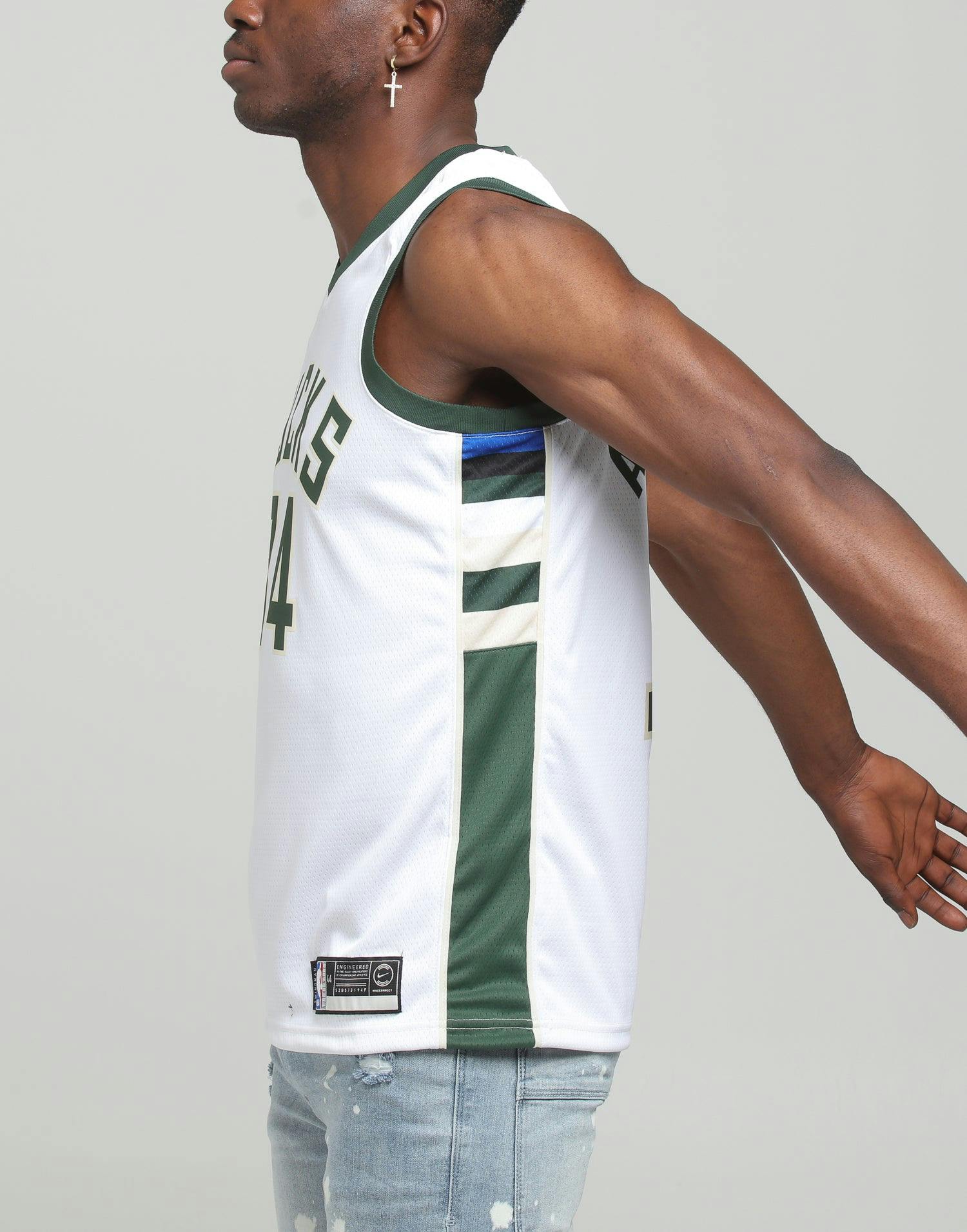 Giannis Antetokounmpo #34 Milwaukee Bucks Nike Association ...