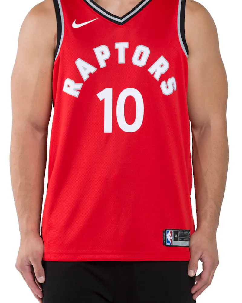 Demar Derozan 10 Toronto Raptors Nike Icon Edition Swingman