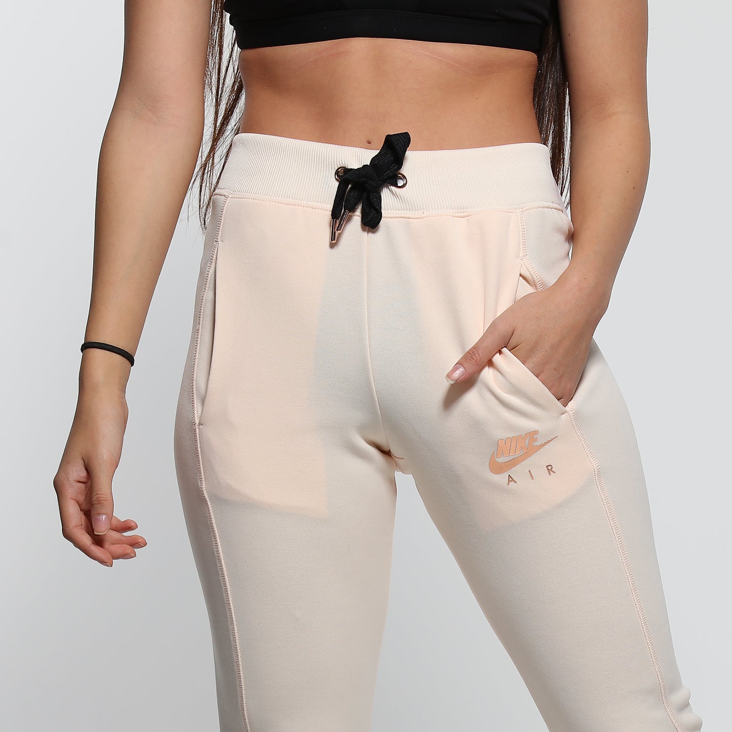 nike air womens joggers rose gold