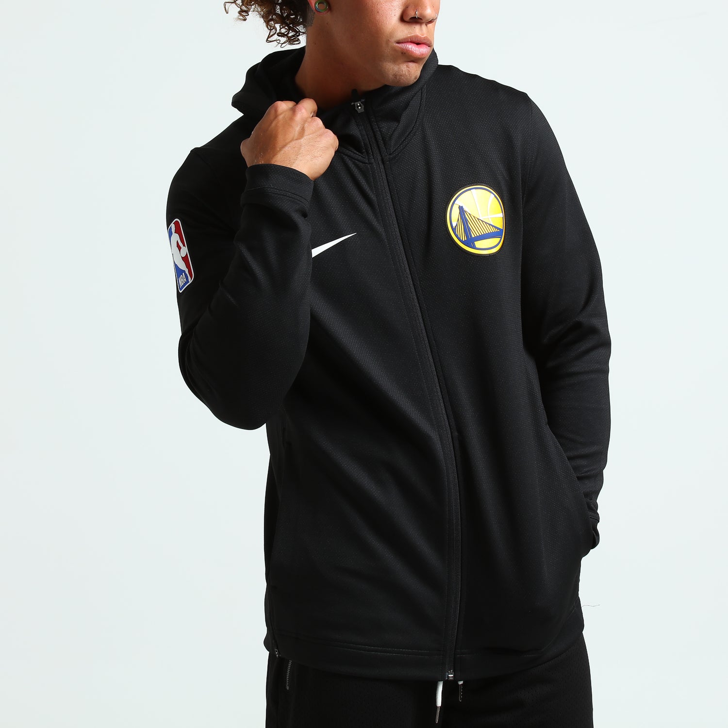 golden state warriors nike therma flex showtime jacket