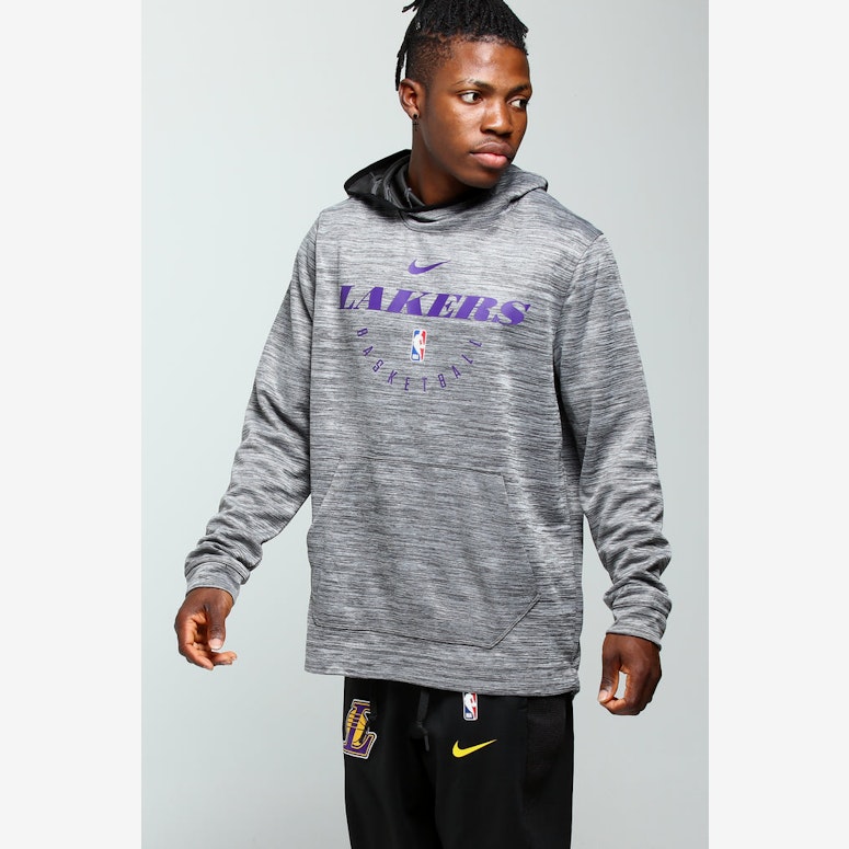 Nike Los Angeles Lakers Spotlight Hoodie Pull Over Carbon Purple Black Culture Kings