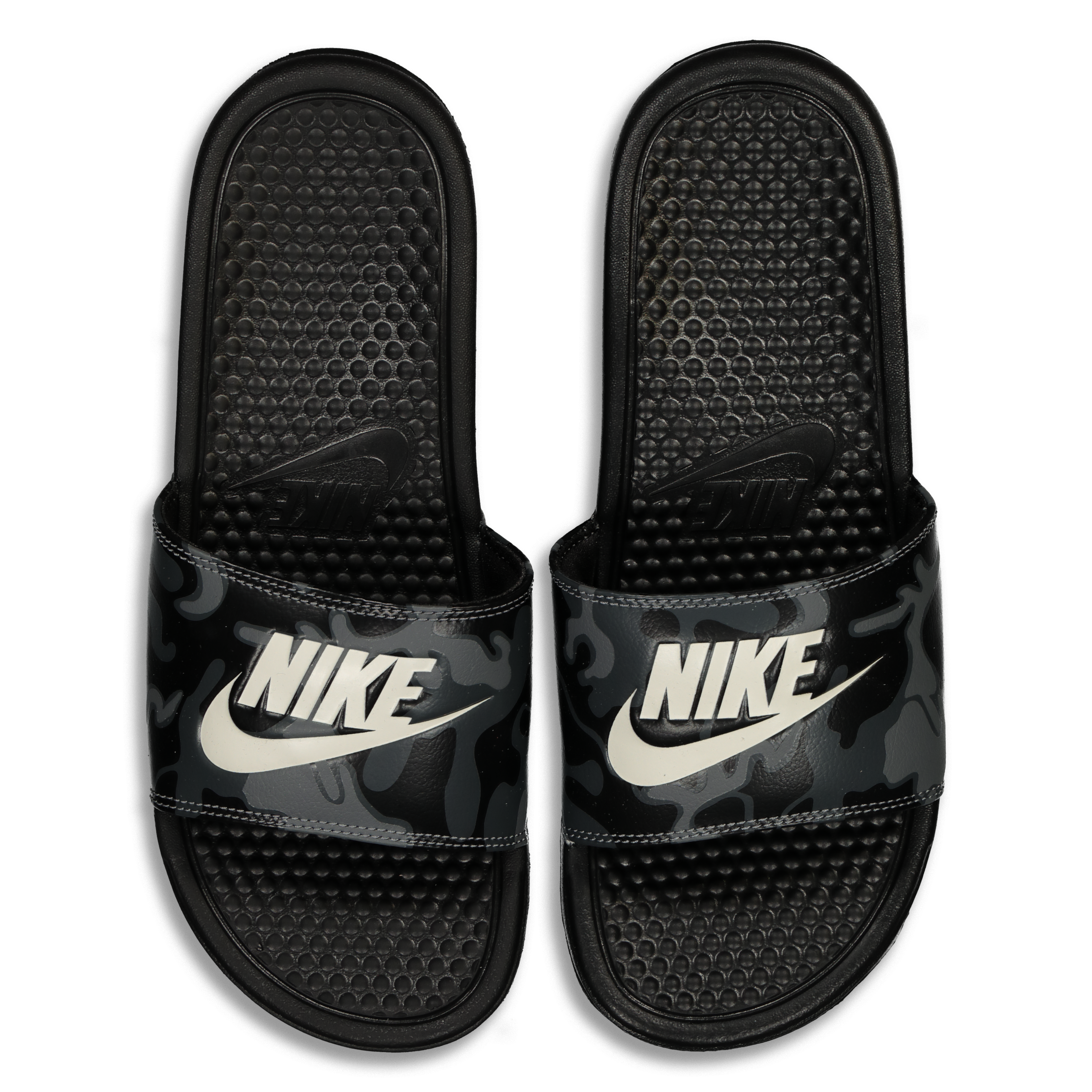 nike just do it slides white