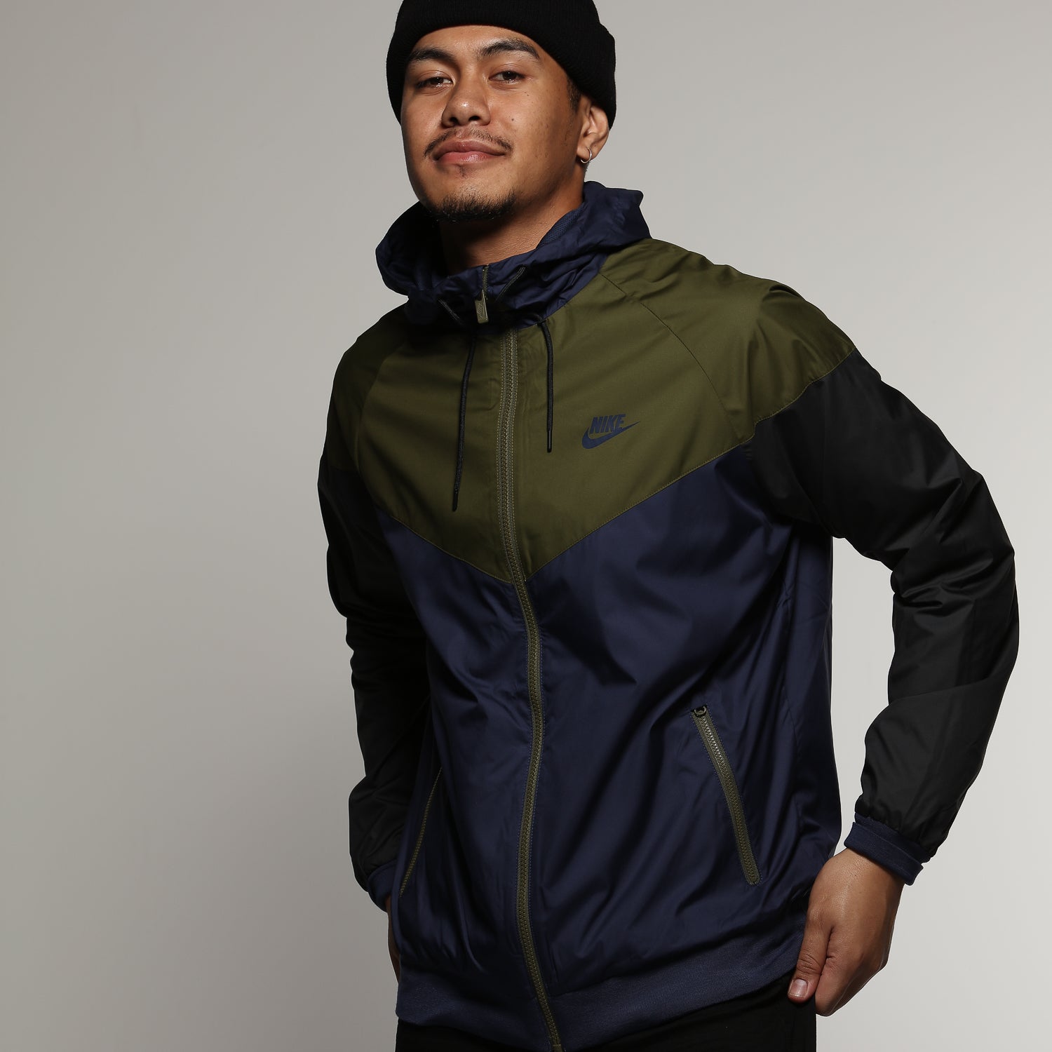 nike windrunner olive