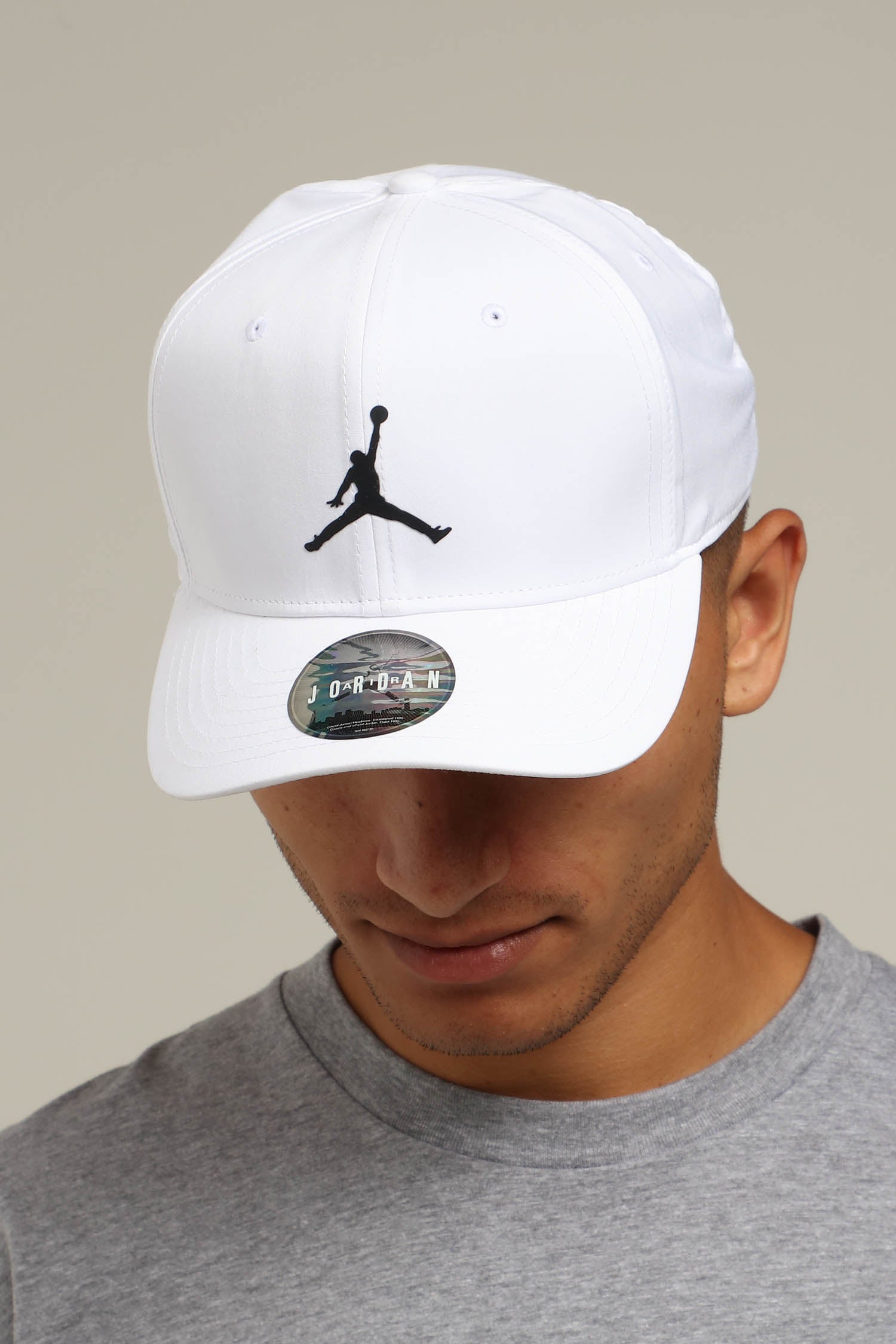 white jordan hat