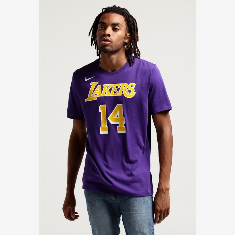 Nike Los Angeles Lakers Brandon Ingram #14 NBA Dri-Fit Tee Purple