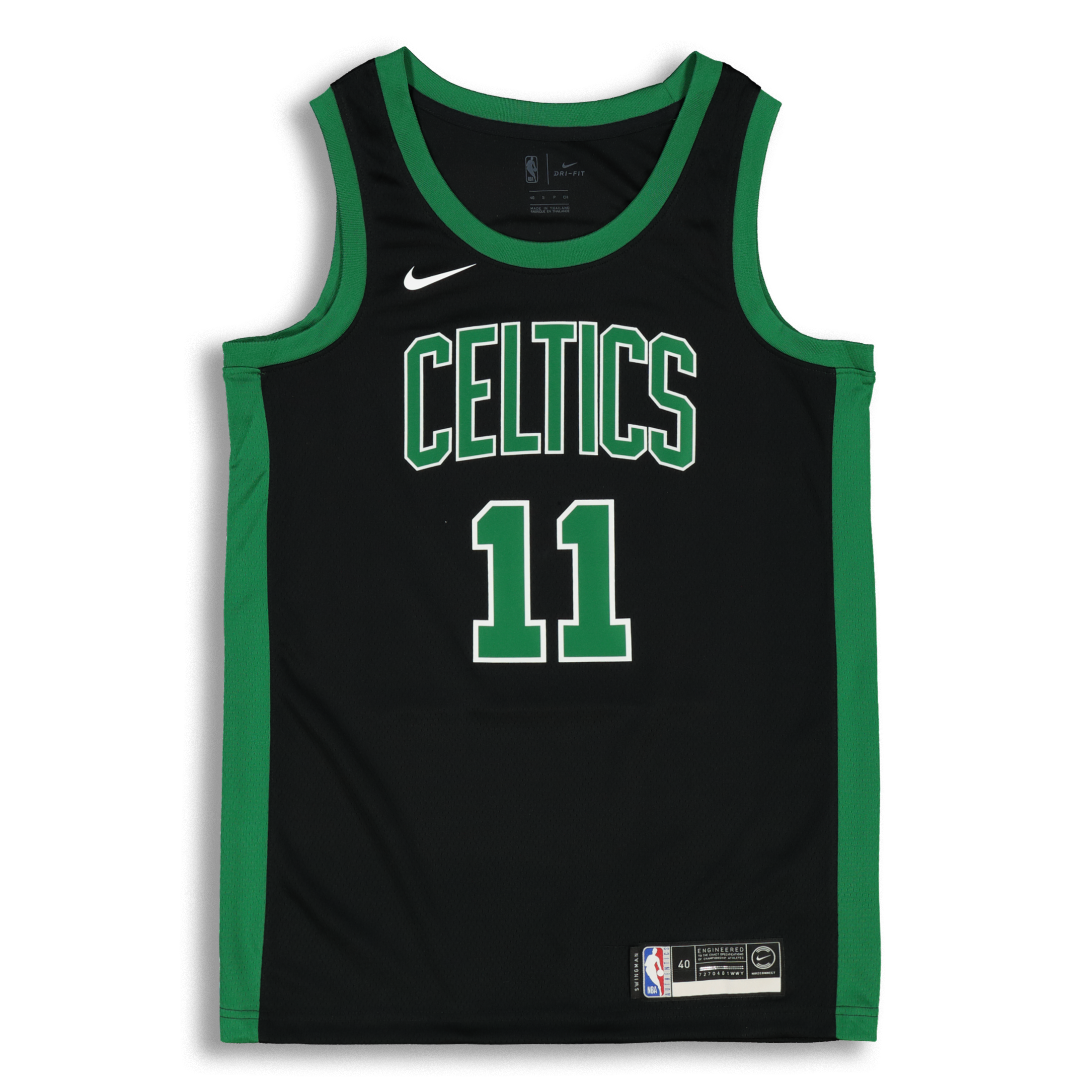 boston celtics black and green jersey
