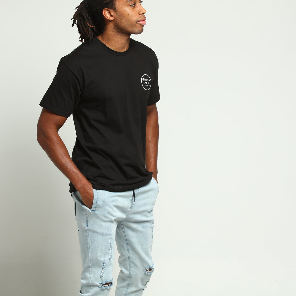 Brixton Wheeler II SS Standard Tee Black