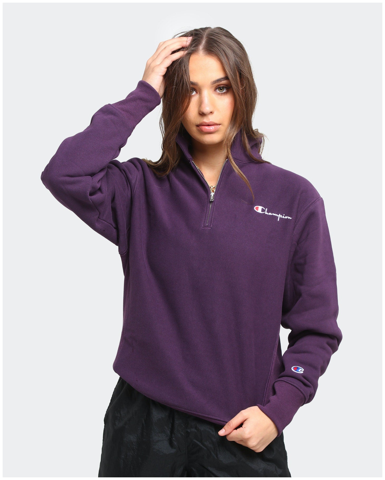 champion quarter zip womens