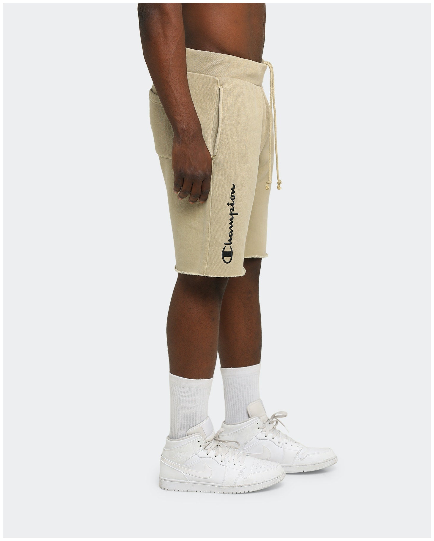 mens cut off khaki shorts