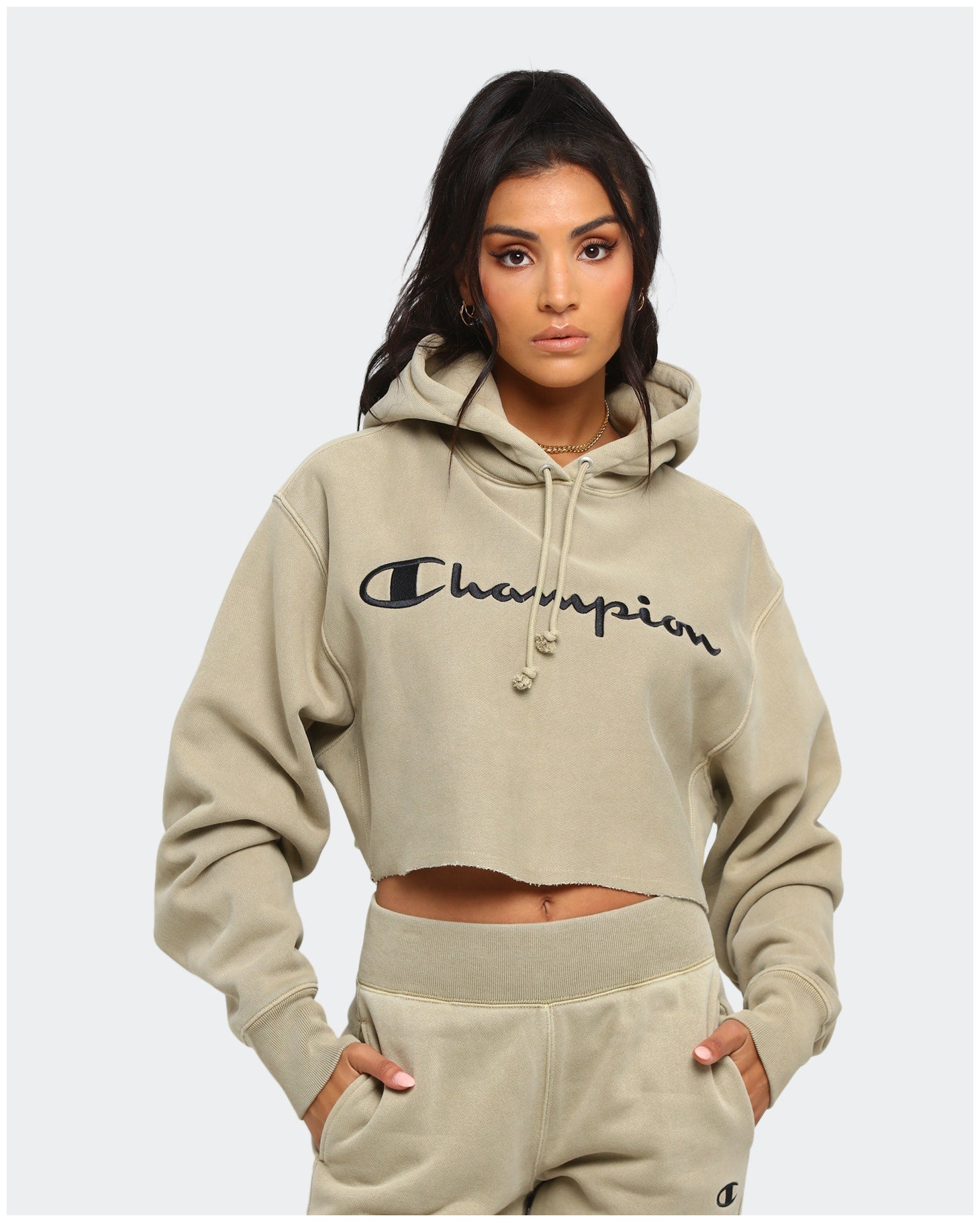 grey womens champion hoodie