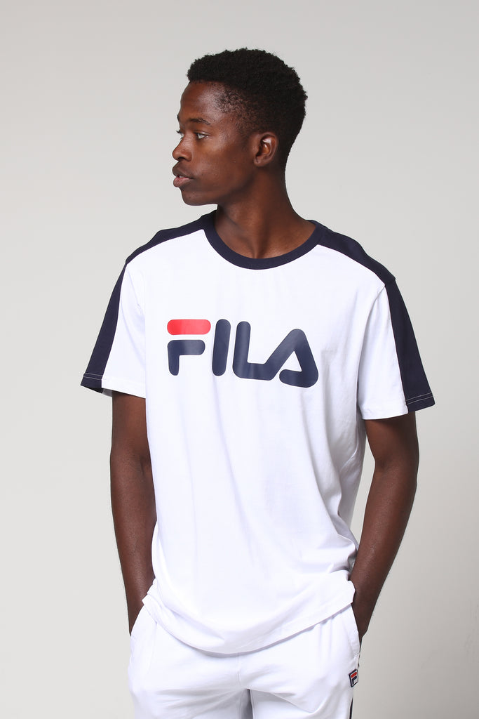 Fila Bold Panel Tee White