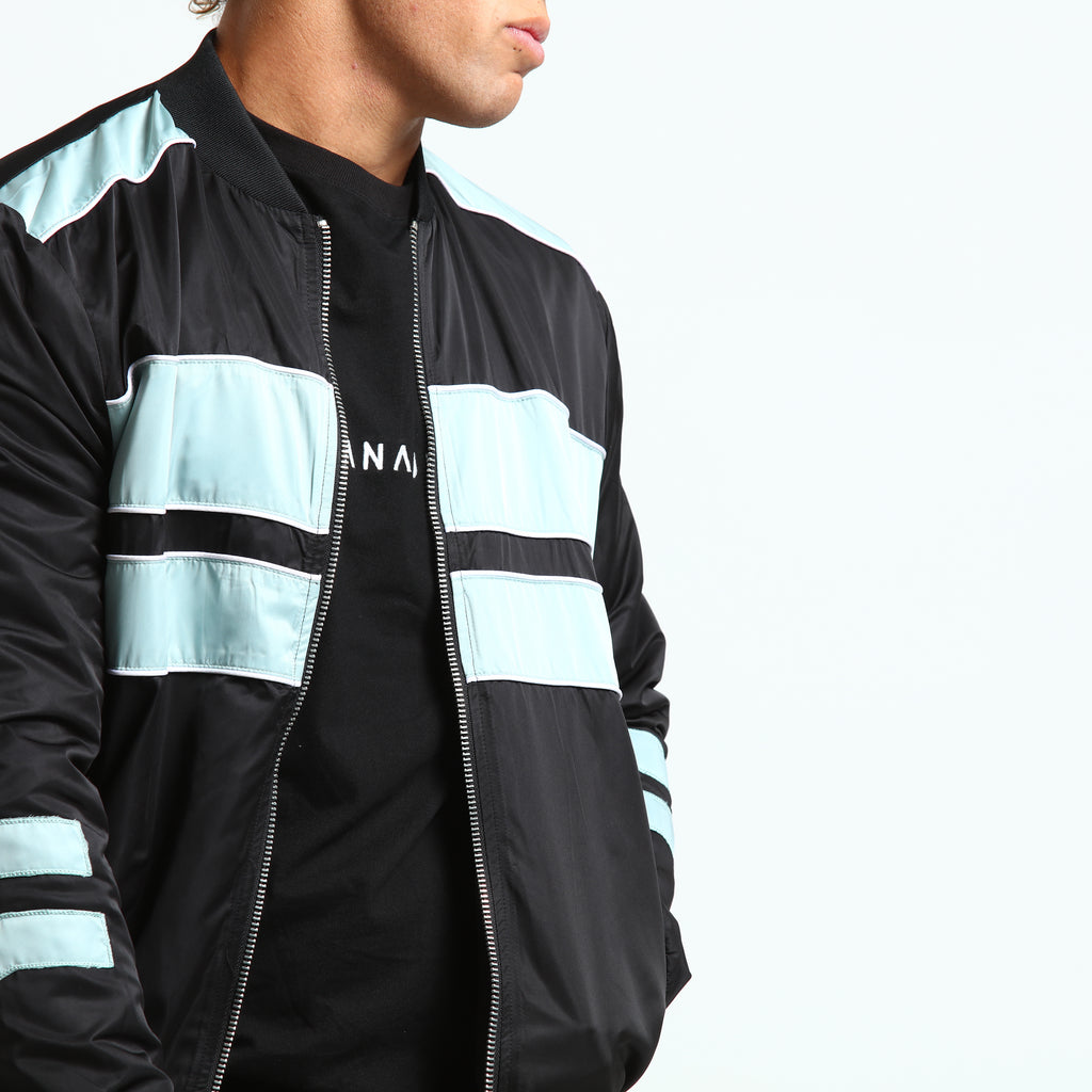 Nana Judy Global Bomber Jacket Black/Sea Haze