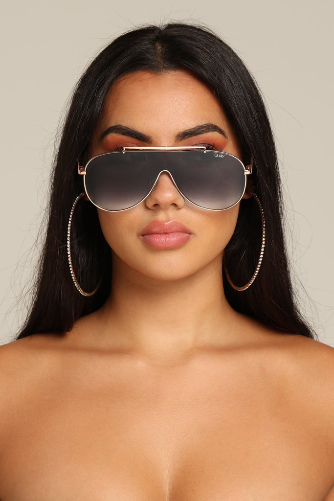 Quay Australia X JLO El Dinero Gold/Black Fade