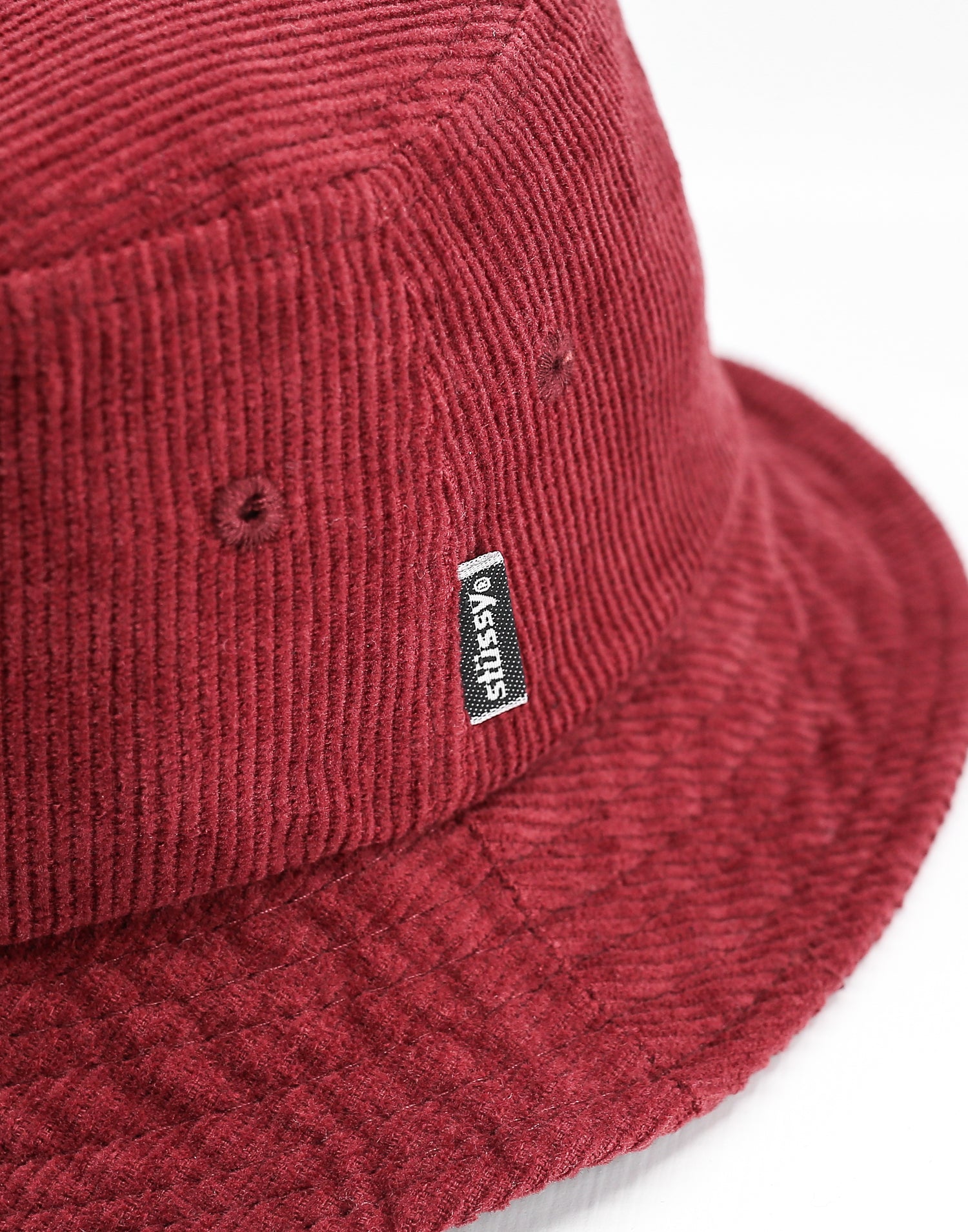 stussy cord bucket hat