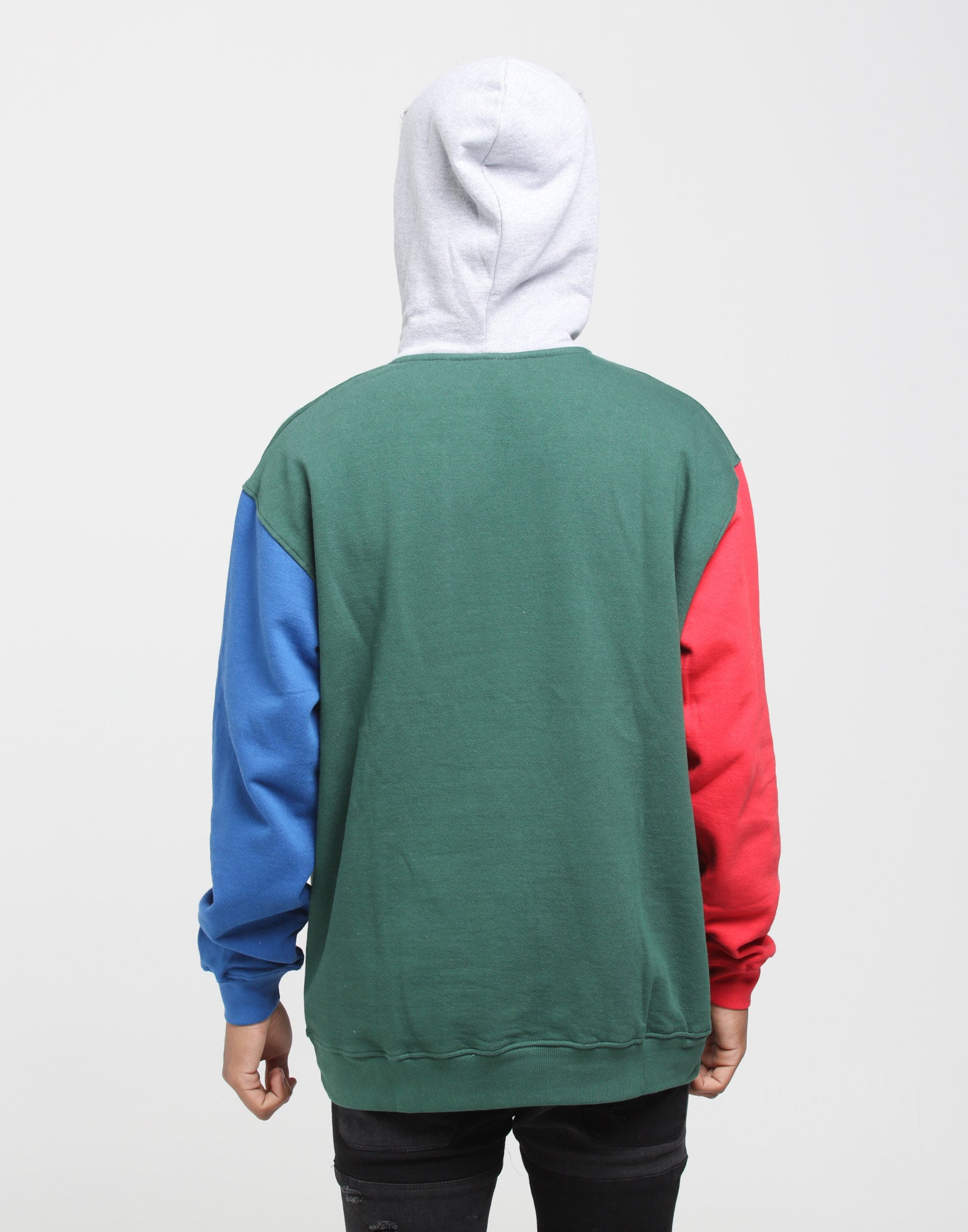 stussy colour block hoodie