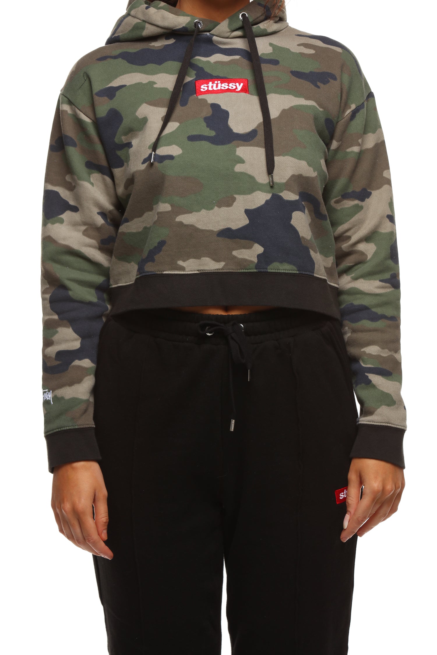 stussy camo hoodie