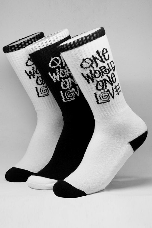 Stussy One Love Sock 3 Pack Multi-Coloured
