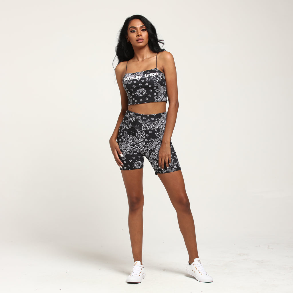 Stussy Women's Tribe Crop Singlet Bandana