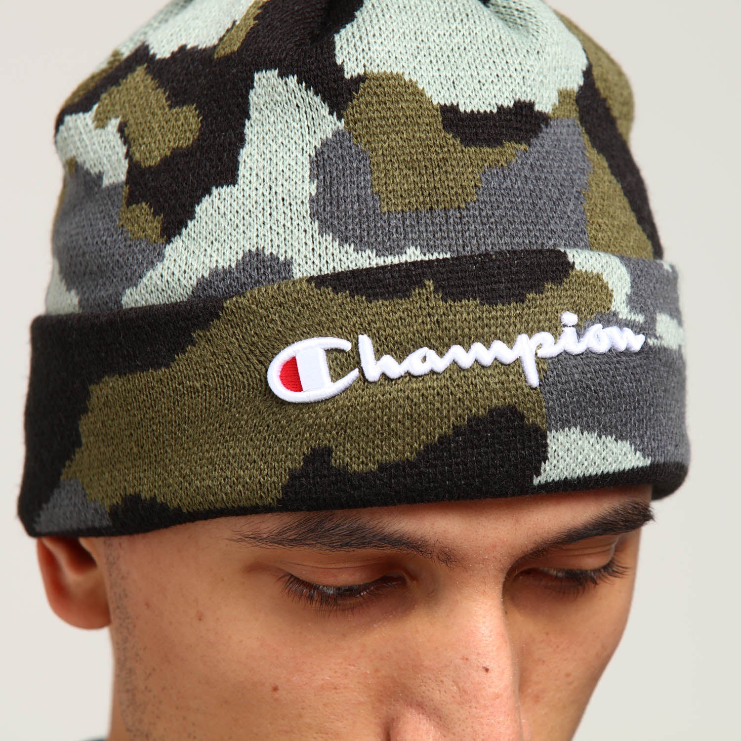 camo champion beanie