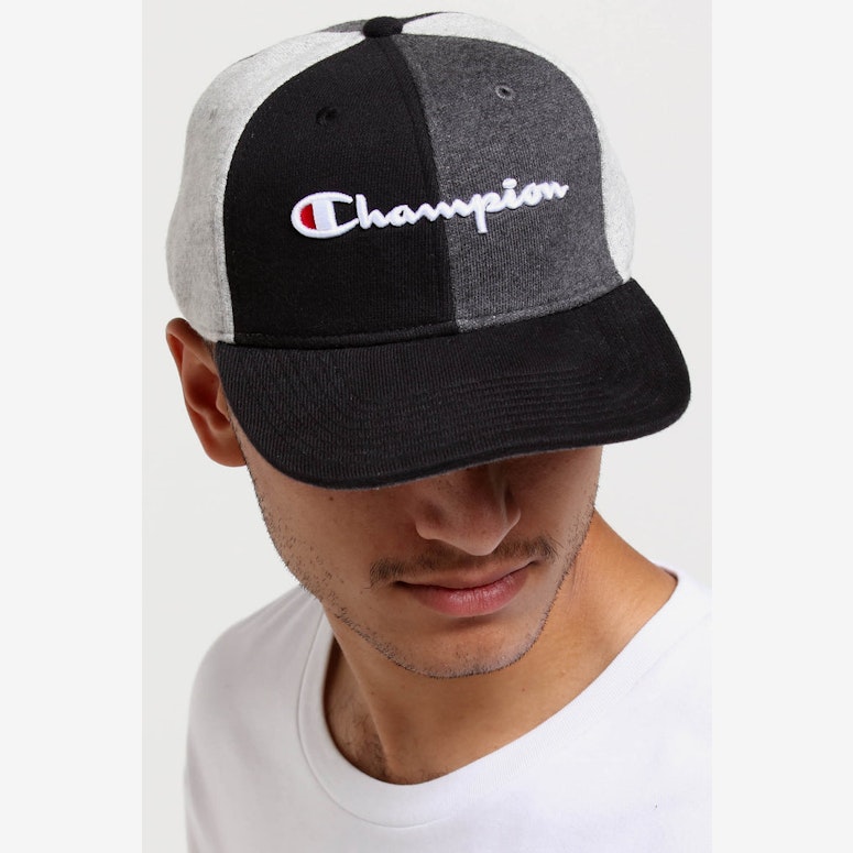 Champion Reverse Weave Colourblock Hat Black/Grey