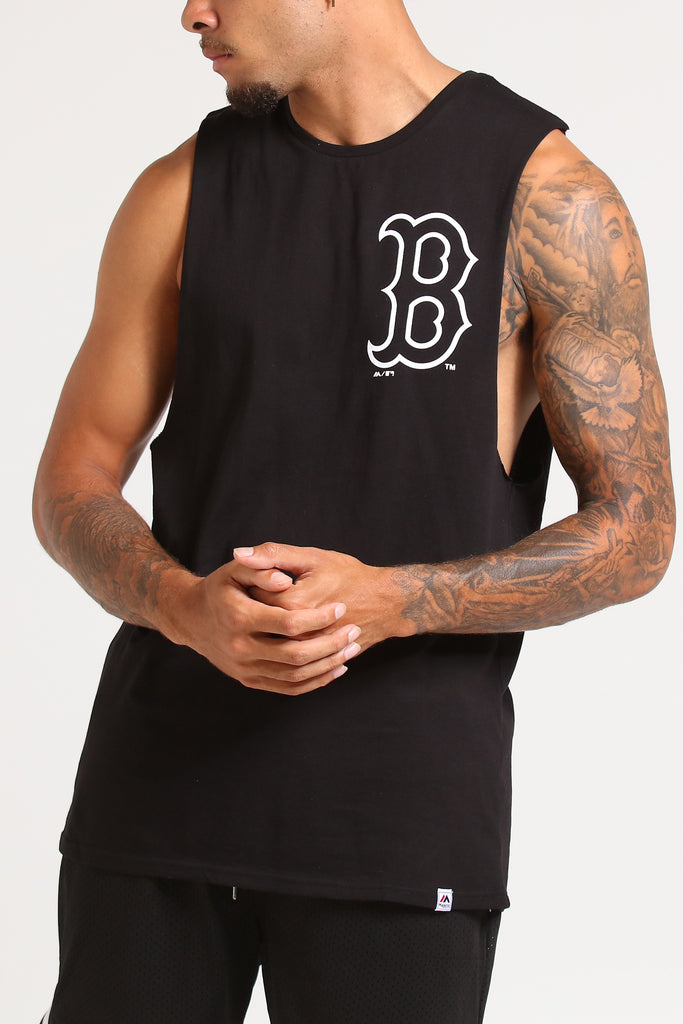 Majestic Athletic Boston Red Sox Jaimy Muscle Black