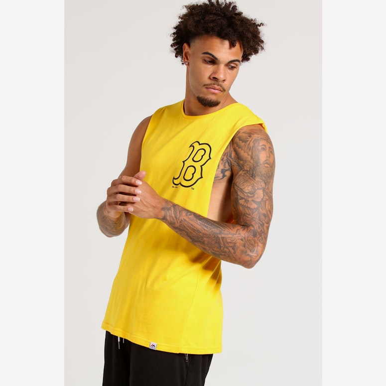 Majestic Athletic Boston Red Sox Jaimy Muscle Gold