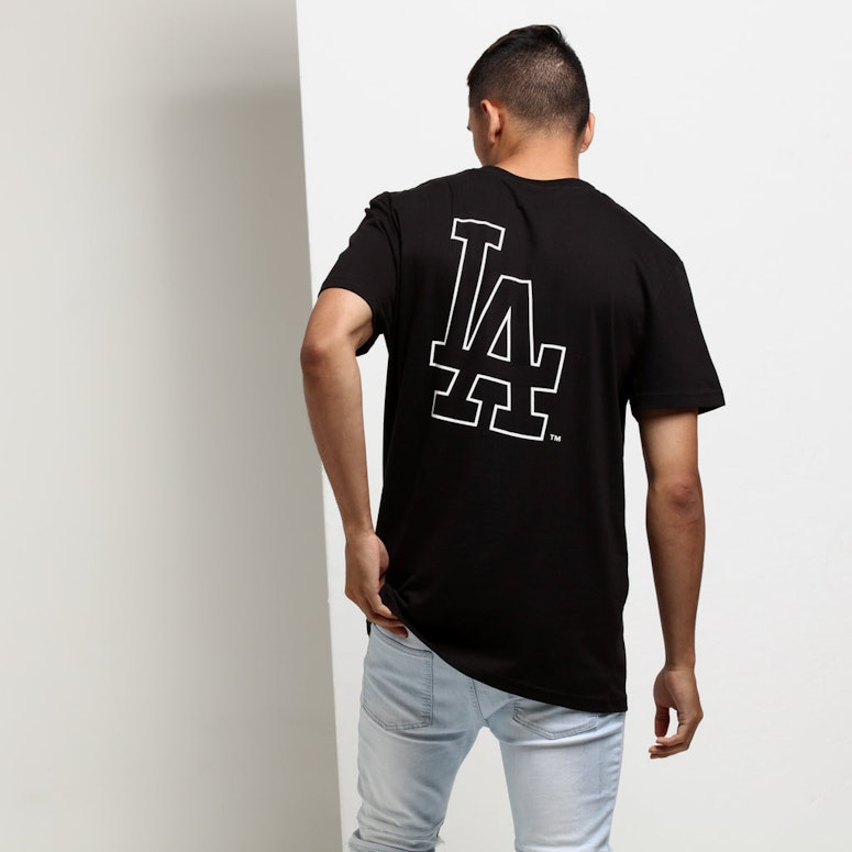 Majestic Athletic Los Angeles Dodgers Outline Tee Black