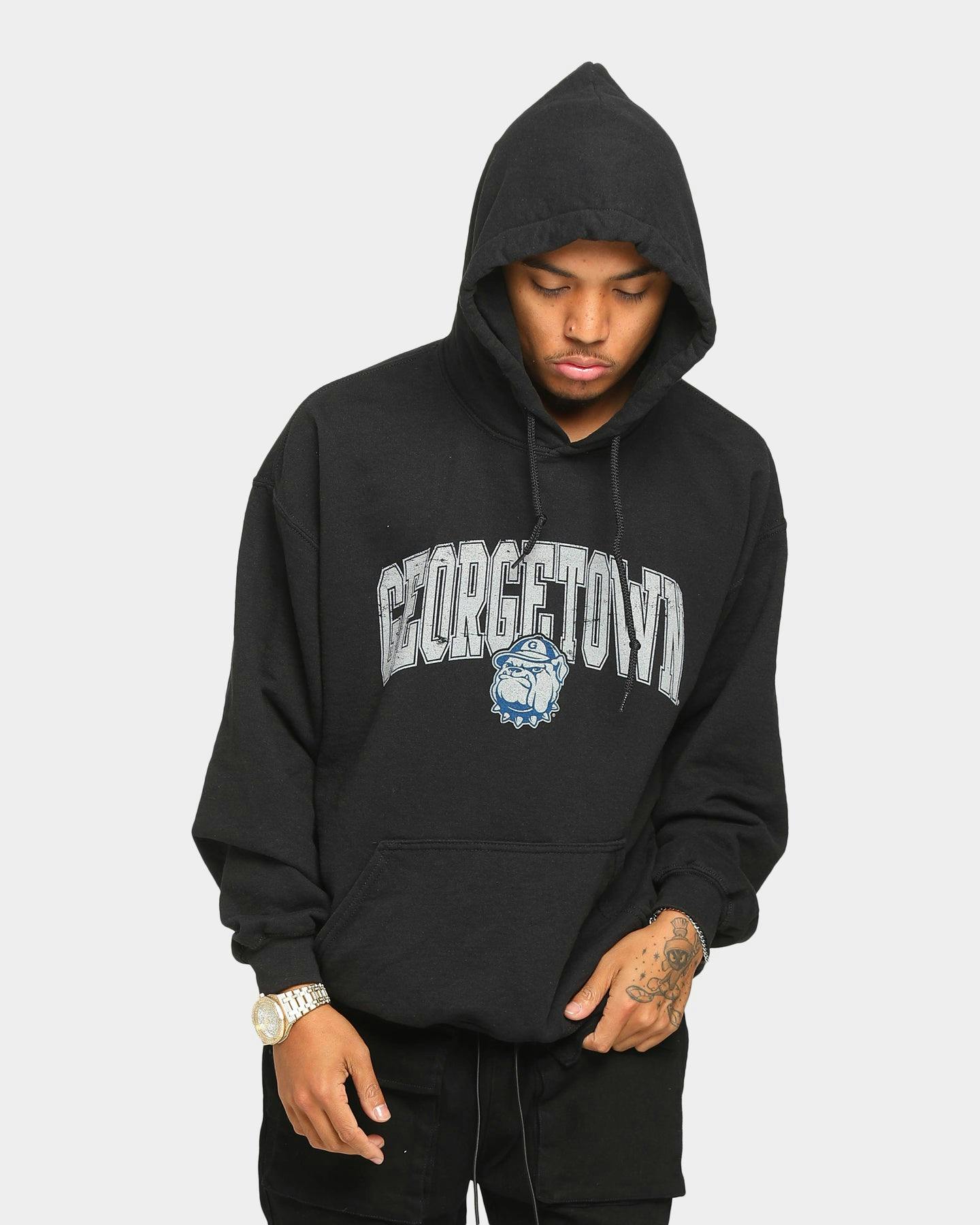 NATIONAL COLLEGIATE ATHLETIC ASSC Georgetown Vintage Arch Hoodie Vinta ...